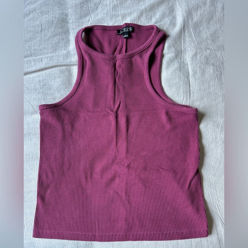 New Favorite Tank Top in Vintage Rib | J.Crew | Berry | M